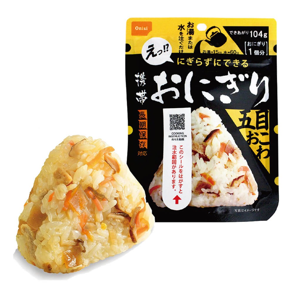 尾西のおにぎり各種１５個　合計６０個セット 楽天市場】【在庫あり】 おにぎり 尾西食品 非常食 保存食 4種