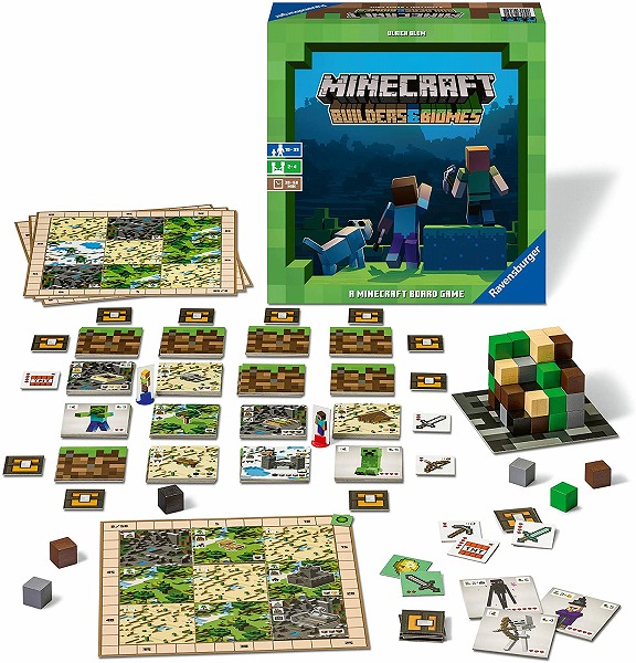 マインクラフト ビルダーズ バイオーム マイクラ 日本語説明書付き Ravensburger ラベンスバーガー 新品 ボードゲーム アナログゲーム テーブルゲーム ボドゲ Emescla Com Br