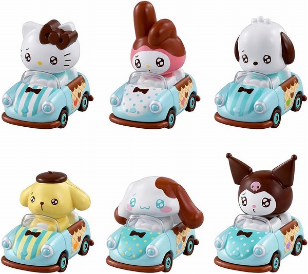 トミカ ドリームトミカ TOMICA TUNES SANRIO CHARACTERS Vol.2 (6個入り口・入口BOX)【新品】 ドリームトミカ ミニカー TOMICA