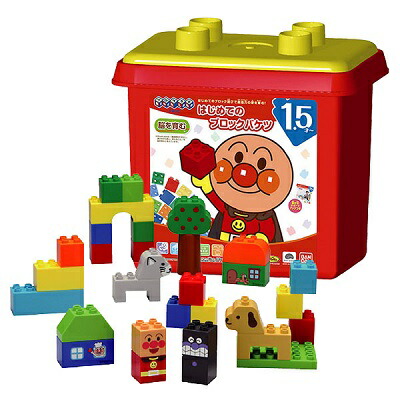 知育玩具ブロックラボアンパンマンはじめてのブロックバケツ【新品】10P19Dec15