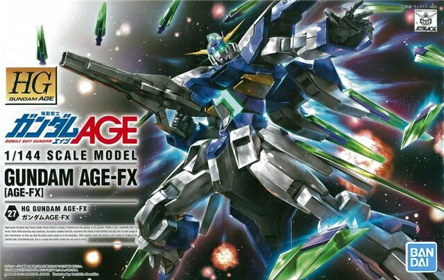 HG 1/144 (27) ガンダムAGE-FX【新品】 ガンプラ ガンダムAGE プラモデル画像