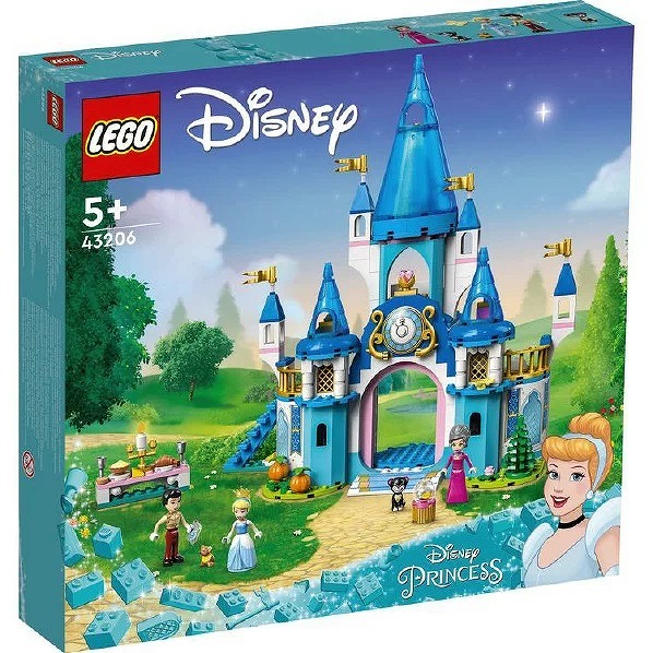レゴ ディズニープリンセス シンデレラとプリンス・チャーミングのステキなお城 43206【新品】 LEGO Disney 姫 知育玩具 【宅配便のみ】