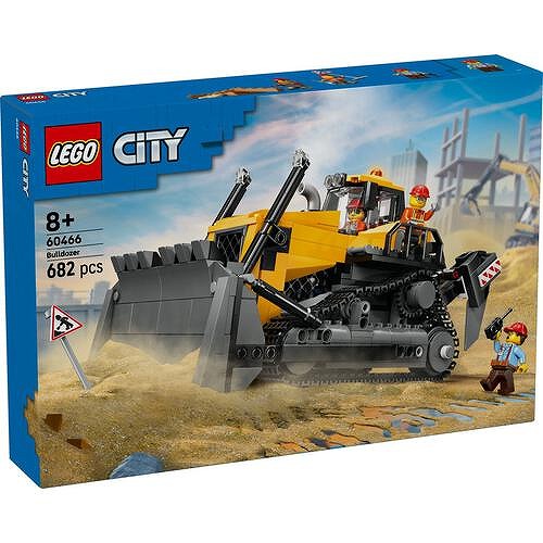 レゴ シティ 黄味がかったブルドーザ 60466【新品】 LEGO 知育手あそび 【宅配便のみ】