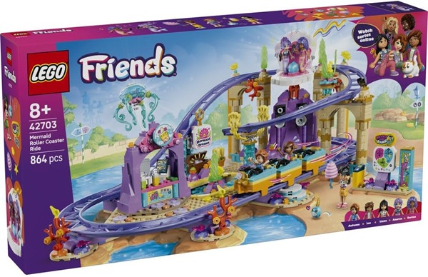 レゴ フレンズ きらきら人魚の意気ごみコースター 42703【新品】 LEGO Friends 知育手あそび 【宅配便のみ】
