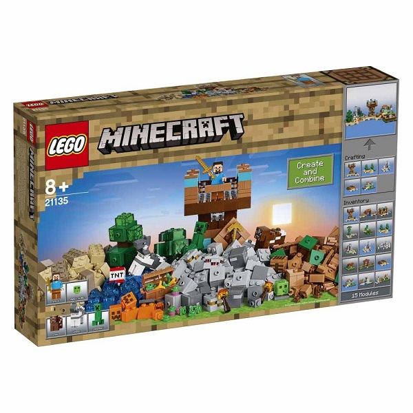 【楽天市場】レゴ マインクラフト クラフトボックス 2.0 21135【新品】 LEGO Minecraft 知育玩具 【宅配便のみ】：ゲーム
