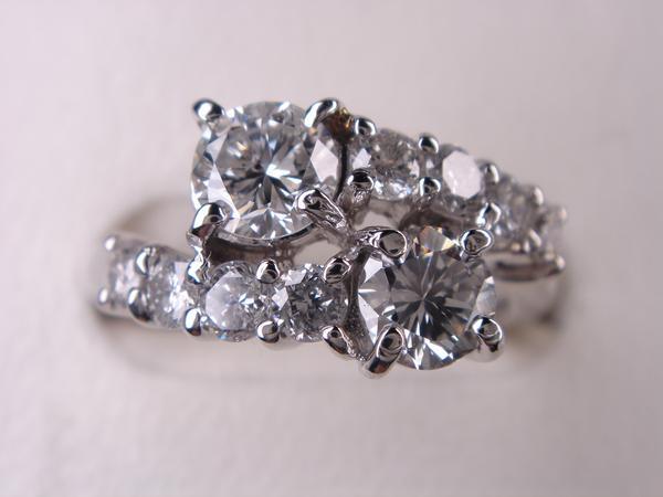 計1.05ct PT スイートテン10石 プラチナダイヤリング|KenBrand