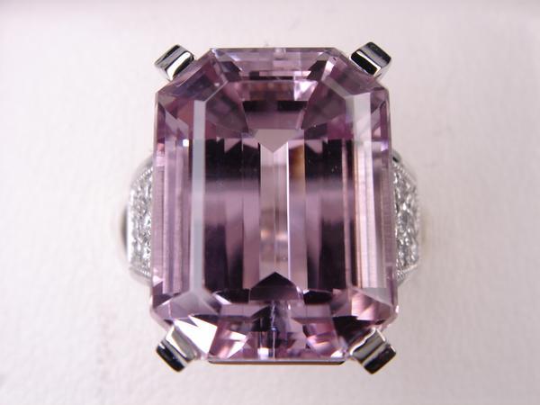 15.70ct PT プラチナ クンツァイトリング｜ＫenＢrand