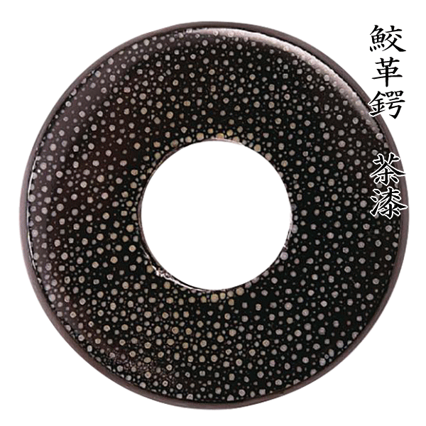 楽天市場】鮫革鍔 連石 剣道 鍔 つば : 剣道具商 一閃