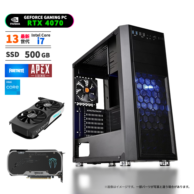 楽天市場】ゲーミングPC GeForce RTX4060 デスクトップパソコン CPU 
