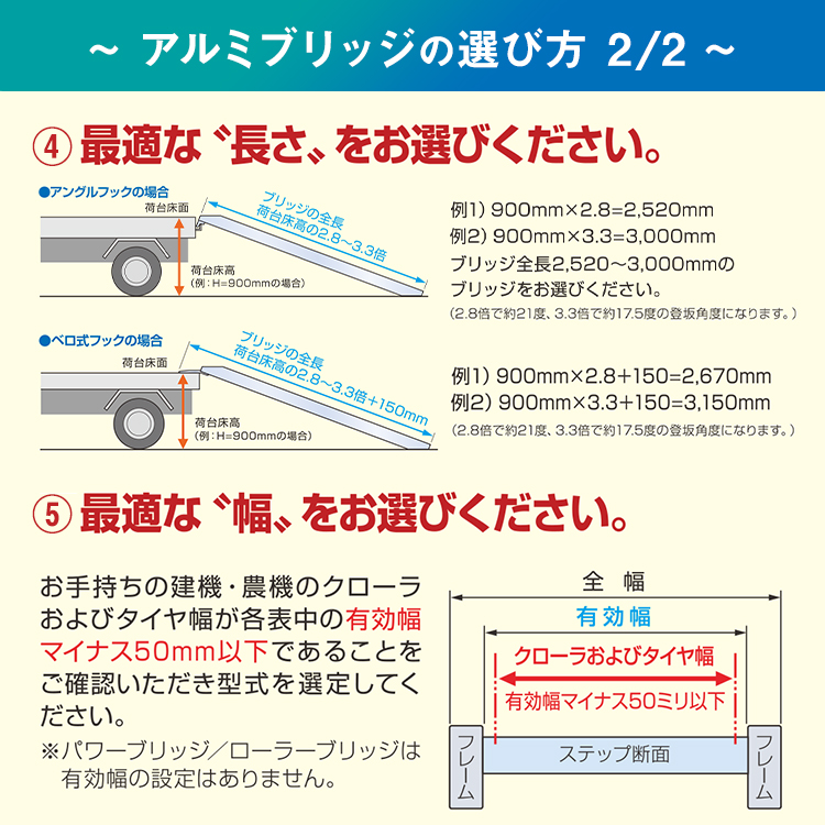 高品質格安 ヤフオク! - アルミブリッジ 3t/ペア 長さ3000mm 幅450ｍｍ