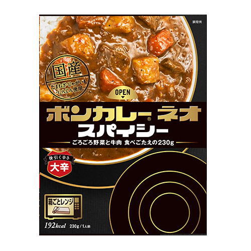 ボンカレーネオ 焦がしにんにく やみつきスパイシー 辛口 1セット（5個