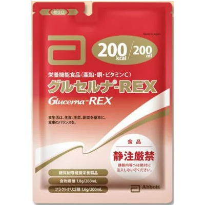 アボット グルセルナREX  合財袋 200mL×30 200キロカロリー  【栄養素】
