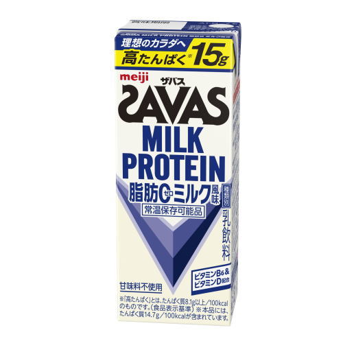 明治 SAVASザバス ミルクプロテイン脂肪0 バナナ風味200ml×48本入り ザバス SAVAS バナナ味 ミルクプロテイン 脂肪0 200ml × 48本