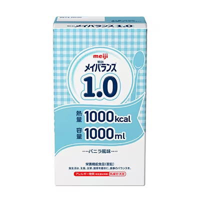 明治 メイバランス 1.0 ヴァニラ味わい 1000ml×6 【栄養分】貨物輸送無料 流動食-介護食