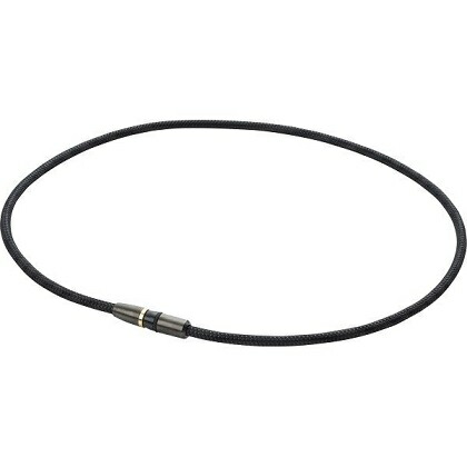 ラクワ 磁気チタンネックレス ブラック メタリックブラック 50 M Bouncesociety Com