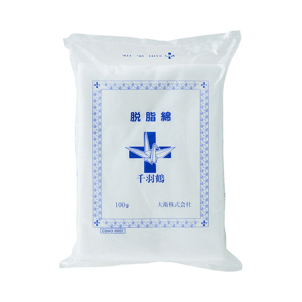 脱脂綿　００００２　１００ｇ×60個セット
