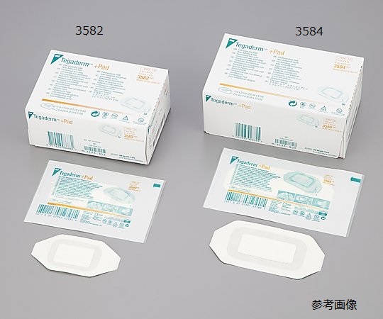 テガダーム　トランスペアレント　ドレッシング　パッド付き　３５８６　０－８０３９－０３　２５枚