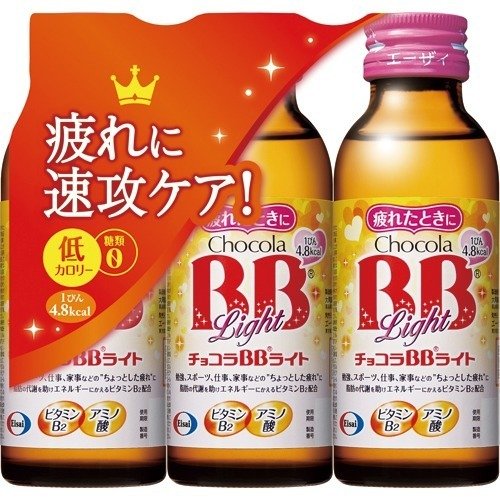 チョコラＢＢライト　３本パック　100mL×3本×16