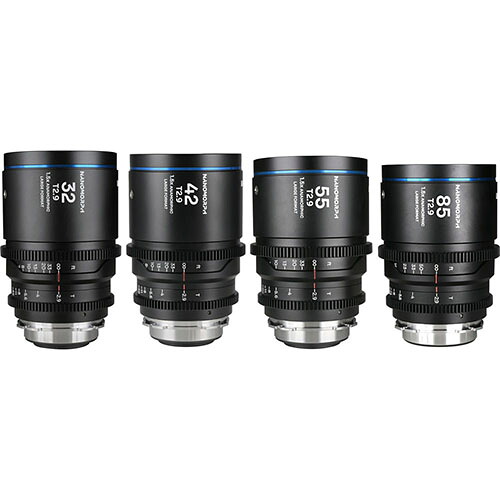 【取寄】 (SJ) Nanomorph Prime 4-lens Bundle (32mm/42mm/55mm/85mm) Blue PL/EF LAOWA ラオワ 交換レンズ Nanomorph LFシリーズ　※詳しい納期につきましてはお問い合わせ下さい｜ケンコー・トキナー　店 470,800円