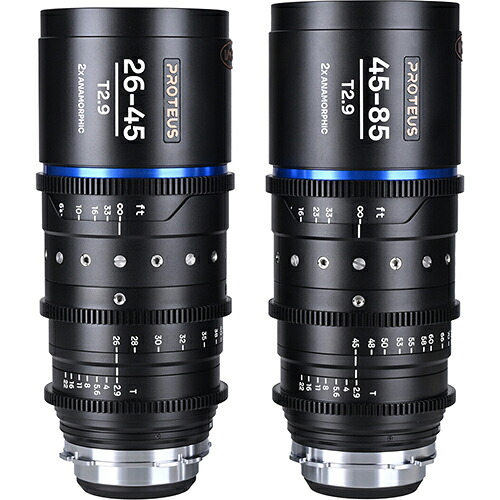 【取寄】 (SJ) Proteus Zoom 2X Anamorphic 2-Lens Bundle (26-45mm, 45-85mm) BL PL/EF ブルー 2バンドル LAOWA ラオワ Proteus Zoomシリーズ【送料無料】【キャンセル不可】　※詳しい納期につきましてはお問い合わせ下さい