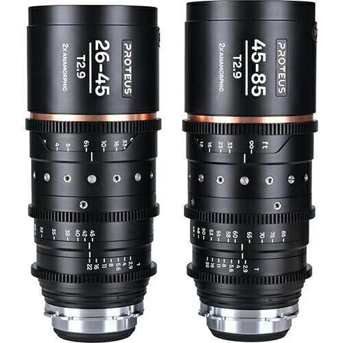 【取寄】 (SJ) Proteus Zoom 2X Anamorphic 2-Lens Bundle (26-45mm, 45-85mm) AMB PL/EF アンバー 2バンドル LAOWA ラオワ Proteus Zoomシリーズ【送料無料】【キャンセル不可】　※詳しい納期につきましてはお問い合わせ下さい