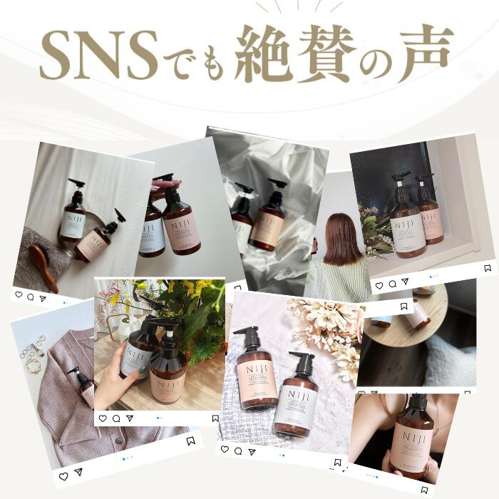 NIJI シャンプー トリートメント セット 各400ml 髪質 改善 サロン