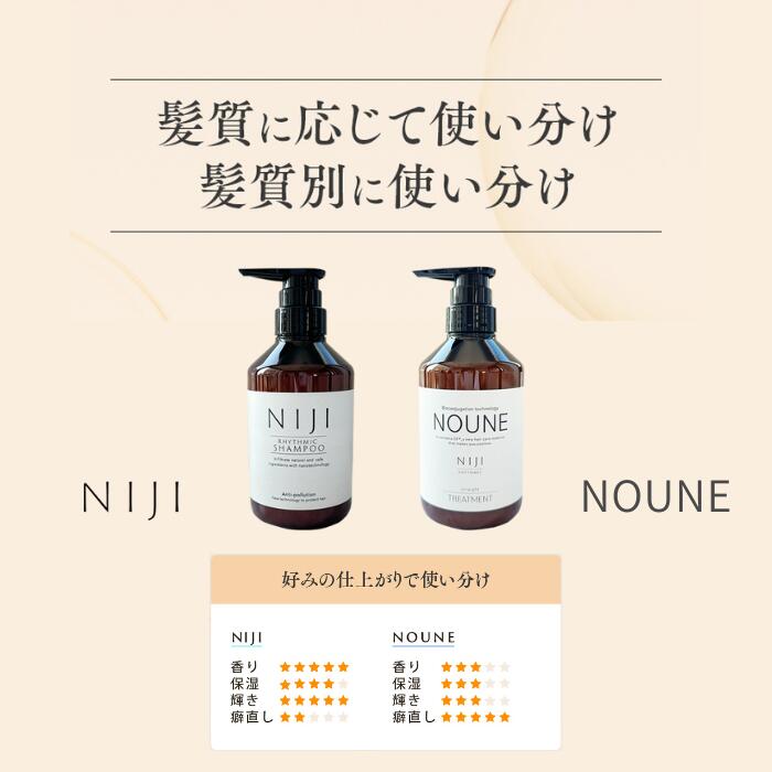 NIJI シャンプー トリートメント セット 各400ml 髪質 改善 サロン