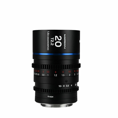【取寄】 (SJ) Nanomorph 20粍 T2.2  1.5x Cine MFT Blue LAOWA ラオワ 【貨物輸送無料】マイクロフォーサーズフォーマット用