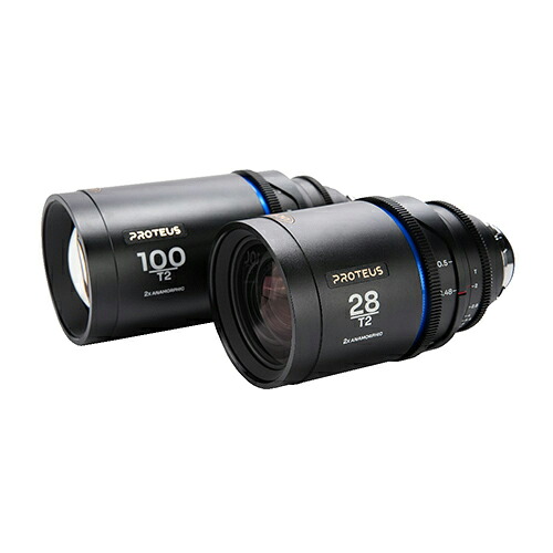 【取寄】 (SJ) Proteus Anamorphic 2Lens Bundle 28mm+100mmセット Blue (Feet) Canon EF/Arri PLマウント プロテウスシリーズ LAOWA ラオワ 【送料無料】【2レンズバンドル】　※詳しい納期につきましてはお問い合わせ下さい｜Kenko Tokina カメラ用品専門店 720,720円