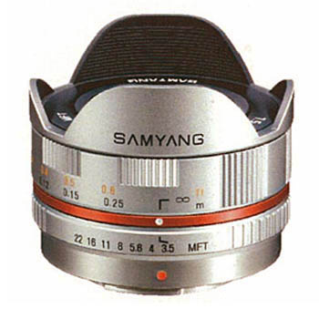 【取寄】SAMYANG サムヤン 7.5mm/F3.5 FISH-EYE マイクロフォーサーズ用 シルバー【送料無料】|Kenko Tokina カメラ用品専門店