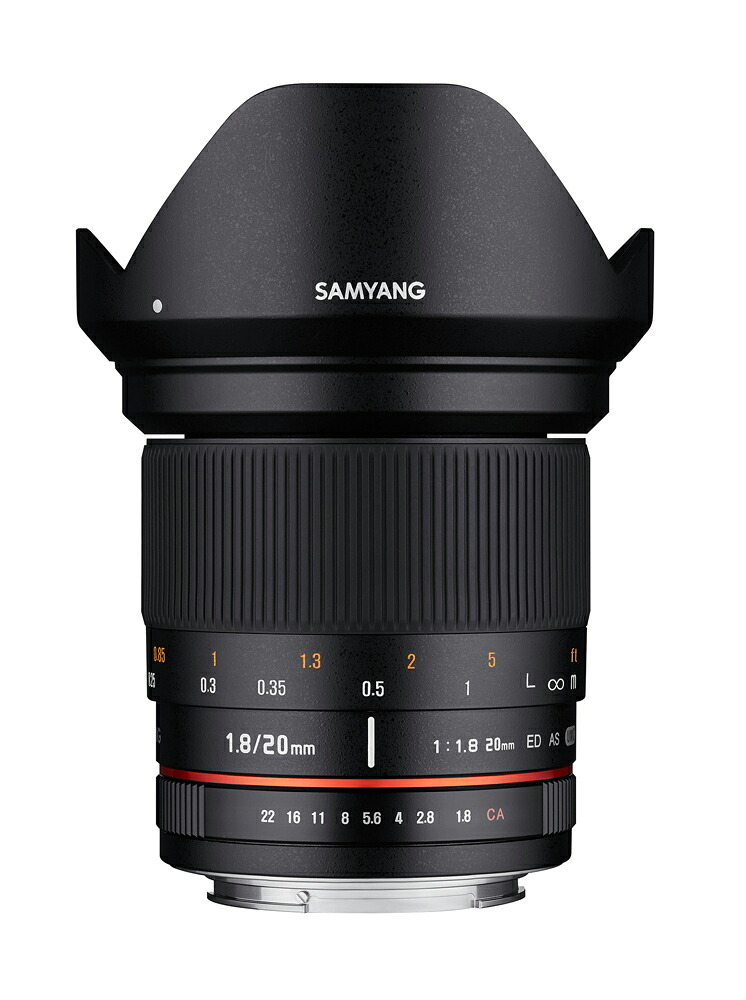 【取寄】 SAMYANG サムヤン 交換レンズ 20mm F1.8 ED AS UMC キヤノンEFマウント【送料無料】｜Kenko Tokina カメラ用品専門店