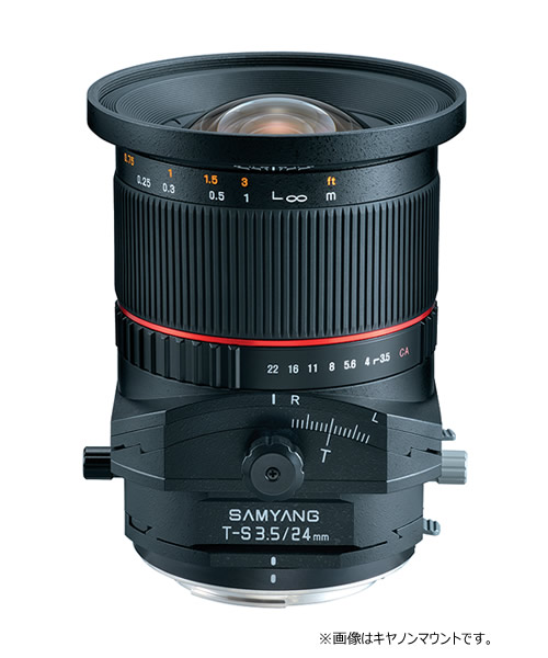 【取寄】SAMYANG サムヤン T-S 24mm F3.5 ED AS UMC Lens ペンタックスK用 【送料無料】｜Kenko Tokina カメラ用品専門店