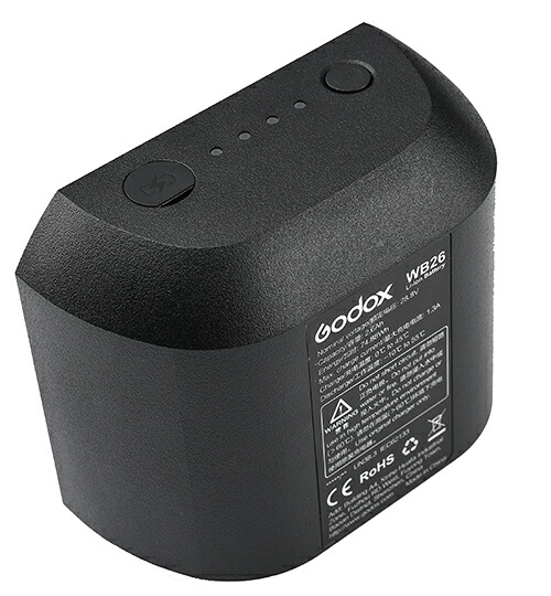 【取寄】 (KP) AD600 Pro用リチウムバッテリー WB26 GODOX (ゴドックス) 【送料無料】※詳しい納期につきましてはお問い合わせ下さい｜Kenko Tokina カメラ用品専門店