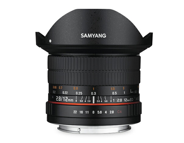 【即配】 SAMYANG サムヤン 12mm F2.8 ED AS NCS FISH-EYE フジフイルムX用 【送料無料】
