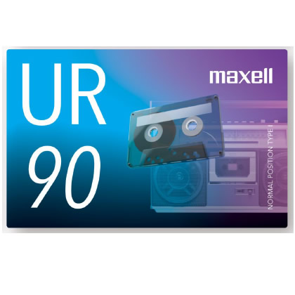 【取寄】　maxell　マクセル　音楽用カセットテープ　UR-90N　90分　1本【ネコポス便送料無料】