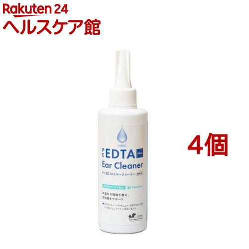 PE EDTA イヤークリーナー 無芳ばしさ(200ml*4個書き割り)
