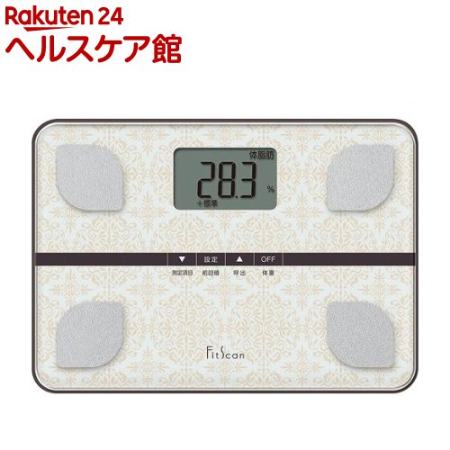タニタ 体組成計 ヘルスメーター フィットスキャン ホワイト FS-103-WH(1台)【タニタ(TANITA)】