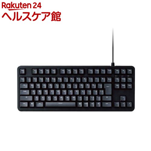 楽天市場】エレコム キーボード 有線 着脱式USBケーブル 赤軸 リニア