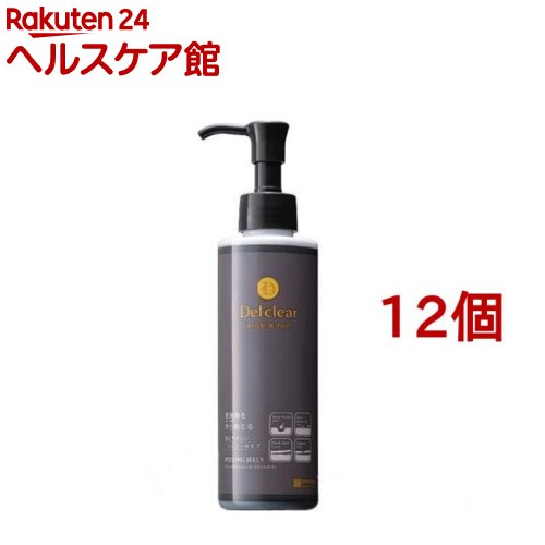 DETクリア ブライト＆ピール ピーリングジェリー 炭R(180ml*12個セット)【DETクリア】