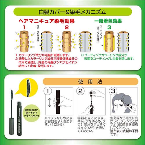 楽天市場 カラー デ リタッチ ヘアマニキュア ダークブラウン 10ml ケンコーコム