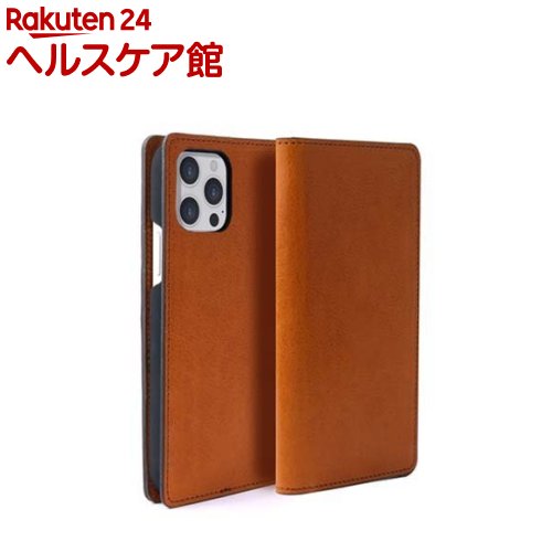 PIERROT LUX イタリアンレザーダイアリーケース for iPhone 13 Pro タン(1個) ケース・カバー-スマートフォン・携帯電話アクセサリー