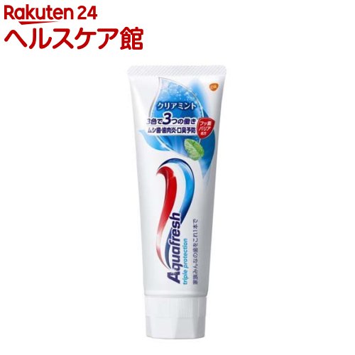 楽天市場 アクアフレッシュ クリアミント 歯磨き粉 140g More30 アクアフレッシュ ケンコーコム
