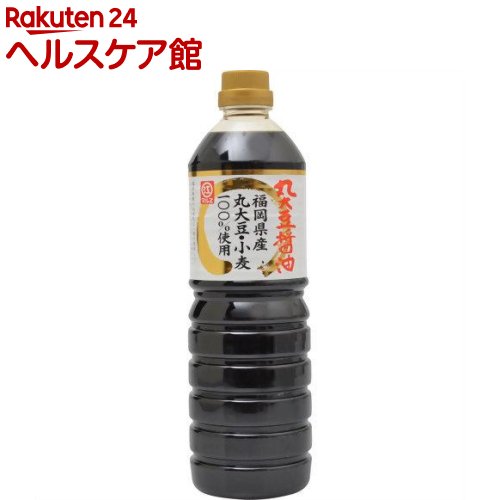 マルエ 福岡県産丸大豆醤油(1L)【more20】【マルエ醤油】