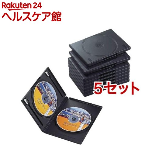 エレコム DVDトールケース CCD-DVD06BK(10個入*5セット)【エレコム(ELECOM)】