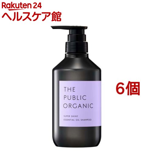 ザ パブリック オーガニック スーパーシャイニー SM シャンプー(480ml*6個セット)【ザ パブリックオーガニック(THE PUBLIC ORGANIC)】