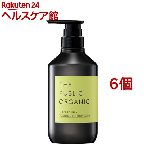 ザ パブリック オーガニック スーパーバウンシー DM ボディーソープ(480ml*6個セット)【ザ パブリックオーガニック(THE PUBLIC ORGANIC)】