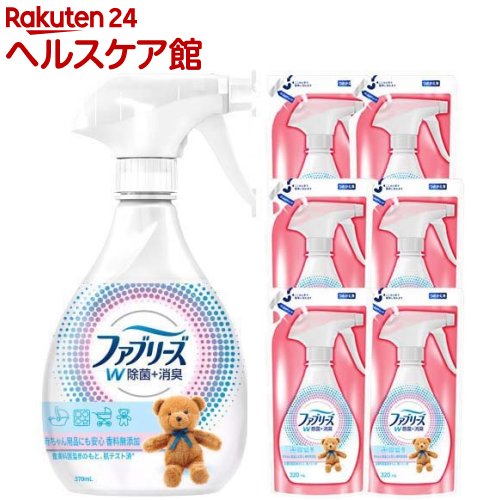 楽天市場 香料無添加ファブリース 本体 つめかえ 6コ 1セット ファブリーズ Febreze 爽快ドラッグ