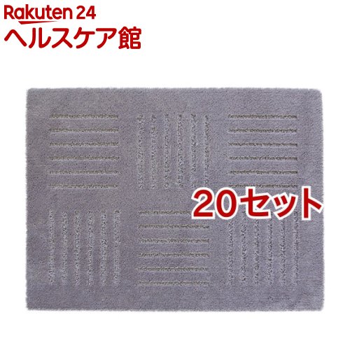 ピタプラス ブリック ジョイントキッチンマット 約45*60糎 赤銅色(2枚入*20書き割り)
