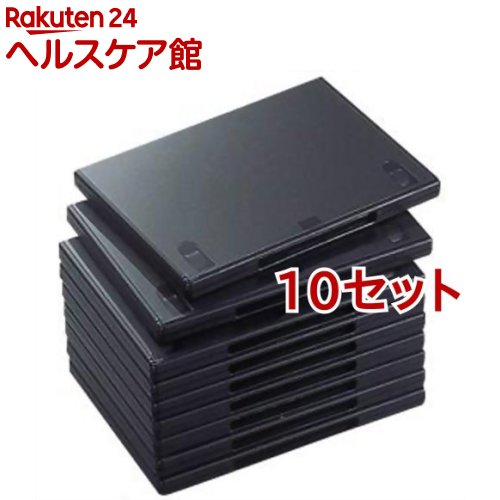 エレコム DVDトールケース CCD-DVD03BK(10個入*10セット)【エレコム(ELECOM)】