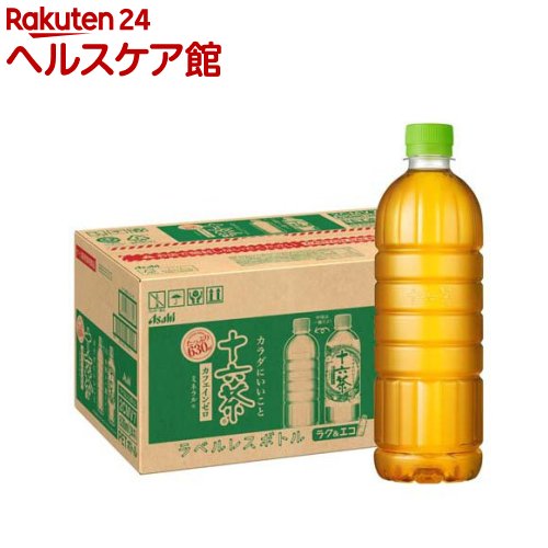 楽天市場】アサヒ 緑茶 ラベルレス ペットボトル(630ml*24本入